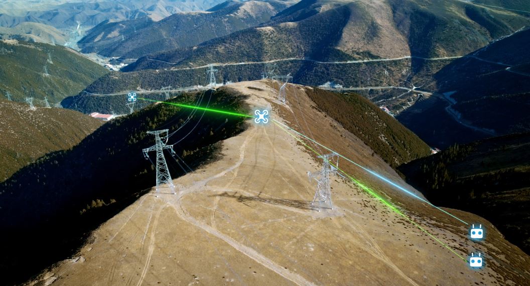 Seamless Airborne Relay for Mountainous Terrains